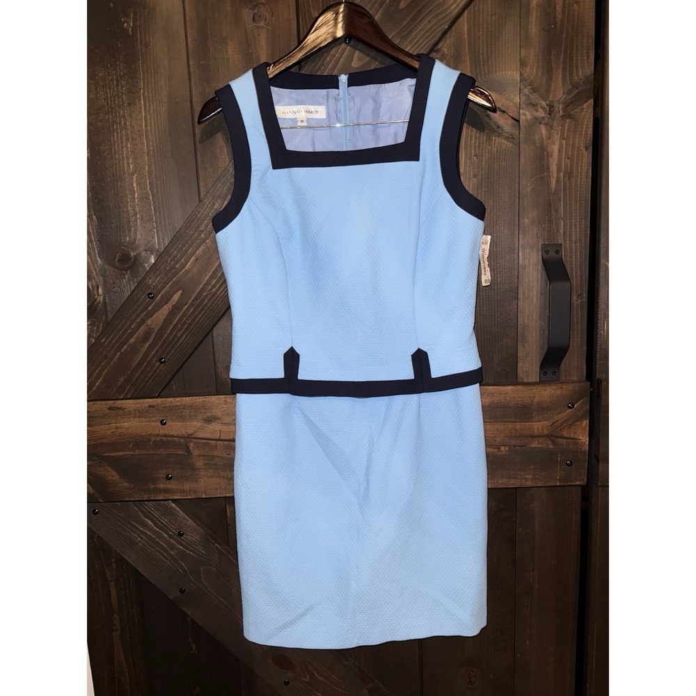 Hannah Hardy NEW Sz 8 Blue Navy Misses‎ Woman Sleeveless Dress Lined